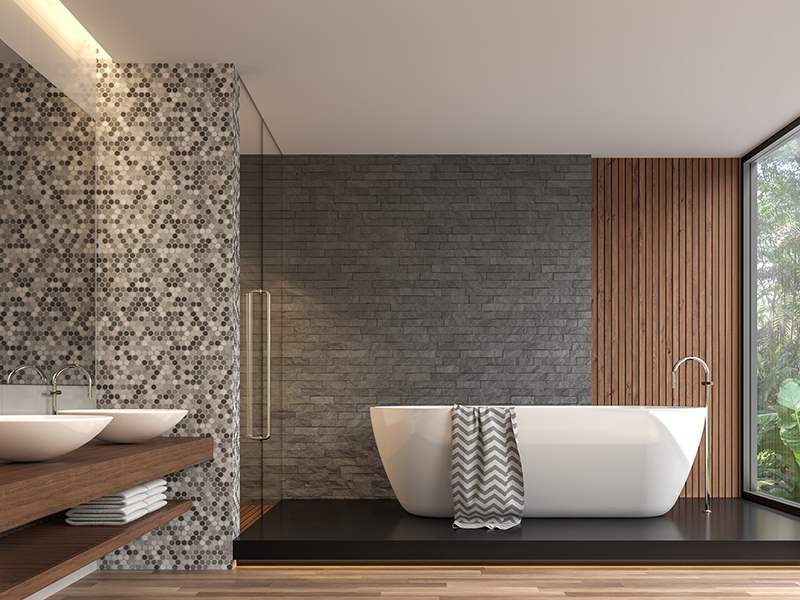 modern and aesthetic bathroom